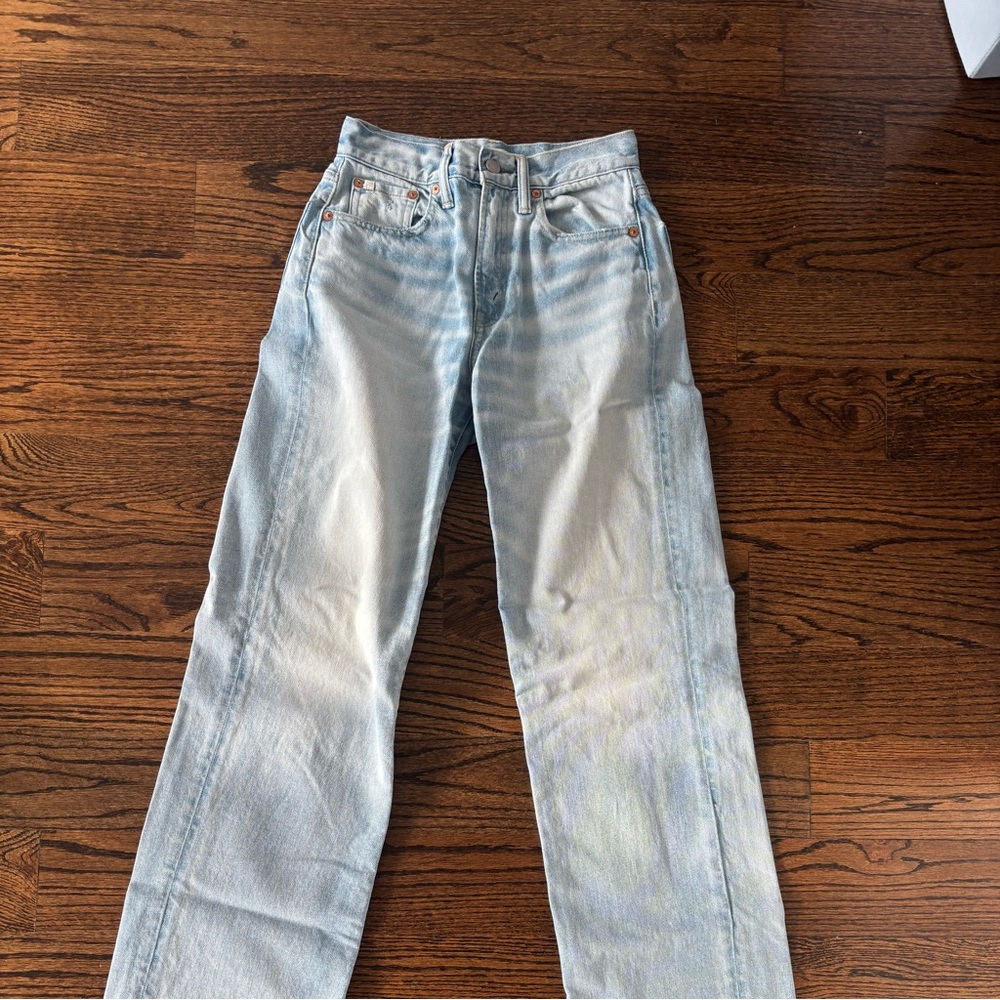 American Eagle Light Blue Straight Leg Jeans